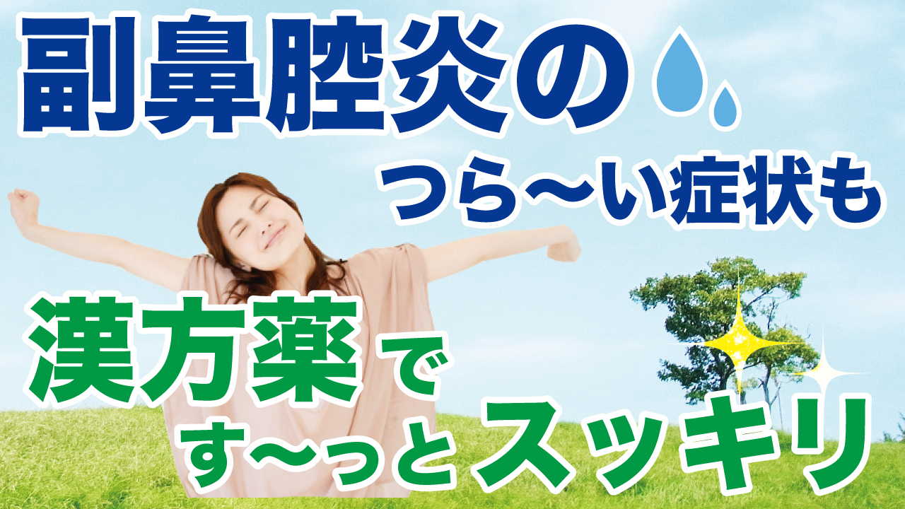 副鼻腔炎の漢方薬をご提案 治らない長引く副鼻腔炎の原因と治療 副鼻腔炎の漢方薬をご提案 治らない長引く副鼻腔炎の原因と治療